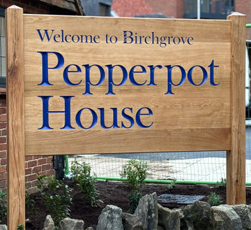 Personalised wooden signs for your home or business