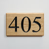 Personalised Wooden House Number Sign