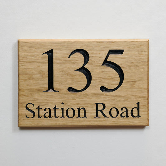 Personalised Wooden Door Sign