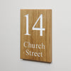 Personalised Wooden Door Sign