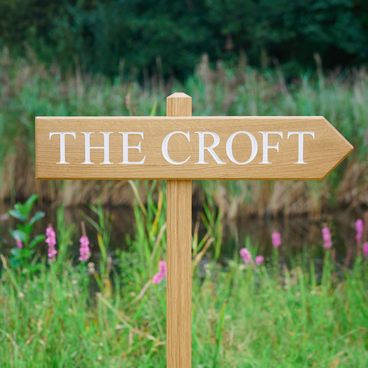 Wooden Sign Post