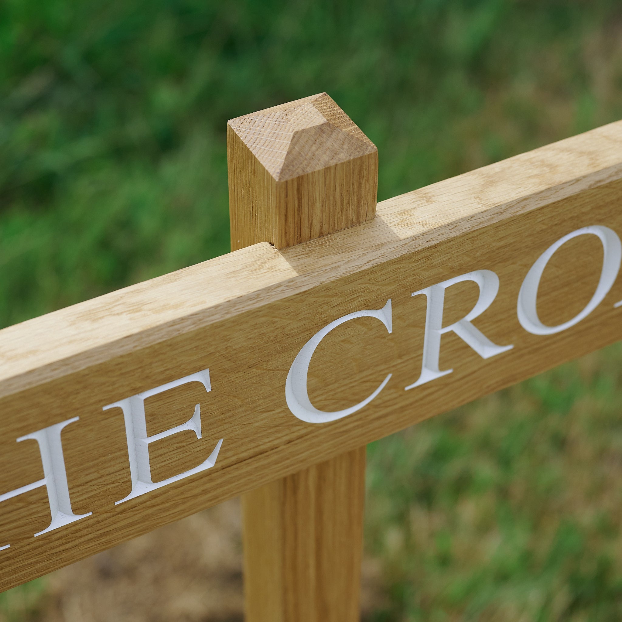Wooden Sign Post – The Engraved Oak Company