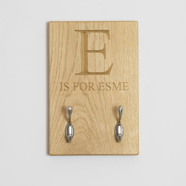 Children's Coat Hook - The Engraved Oak Company