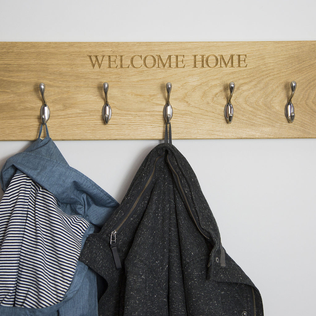 Coat Rack - The Engraved Oak Company
