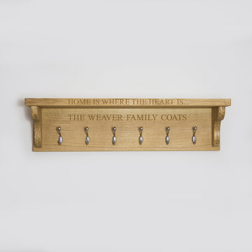 wall mounted coat rack with shelf