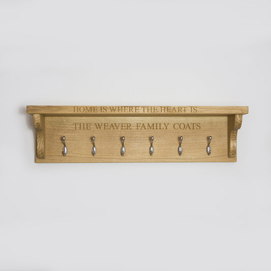 wall mounted coat rack with shelf