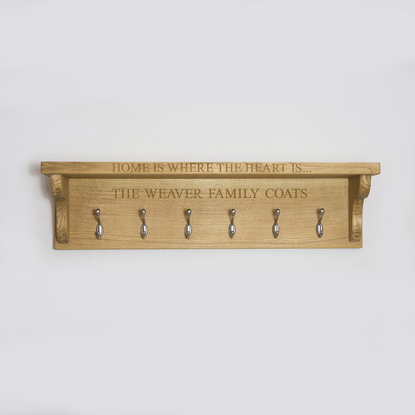 wall mounted coat rack with shelf