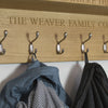 Coat Rack with Shelf - The Engraved Oak Company