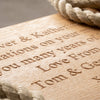Personalised Double Tree Swing
