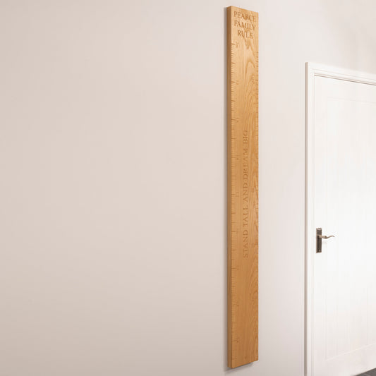 Personalised Wooden Height Chart