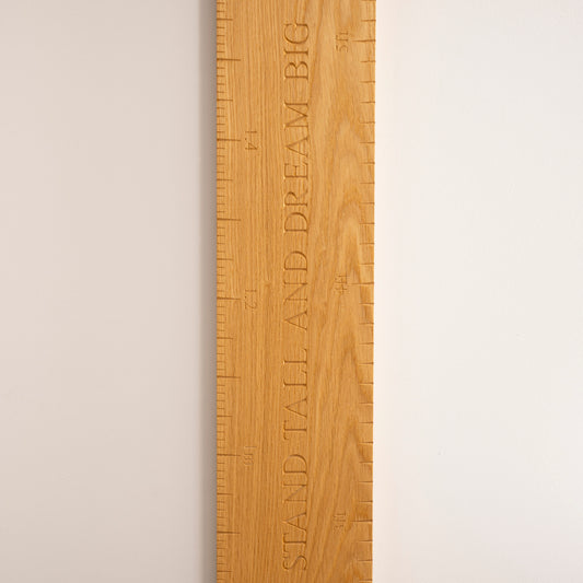 Personalised Wooden Height Chart