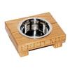 Medium Single Dog Bowl - The Engraved Oak Company