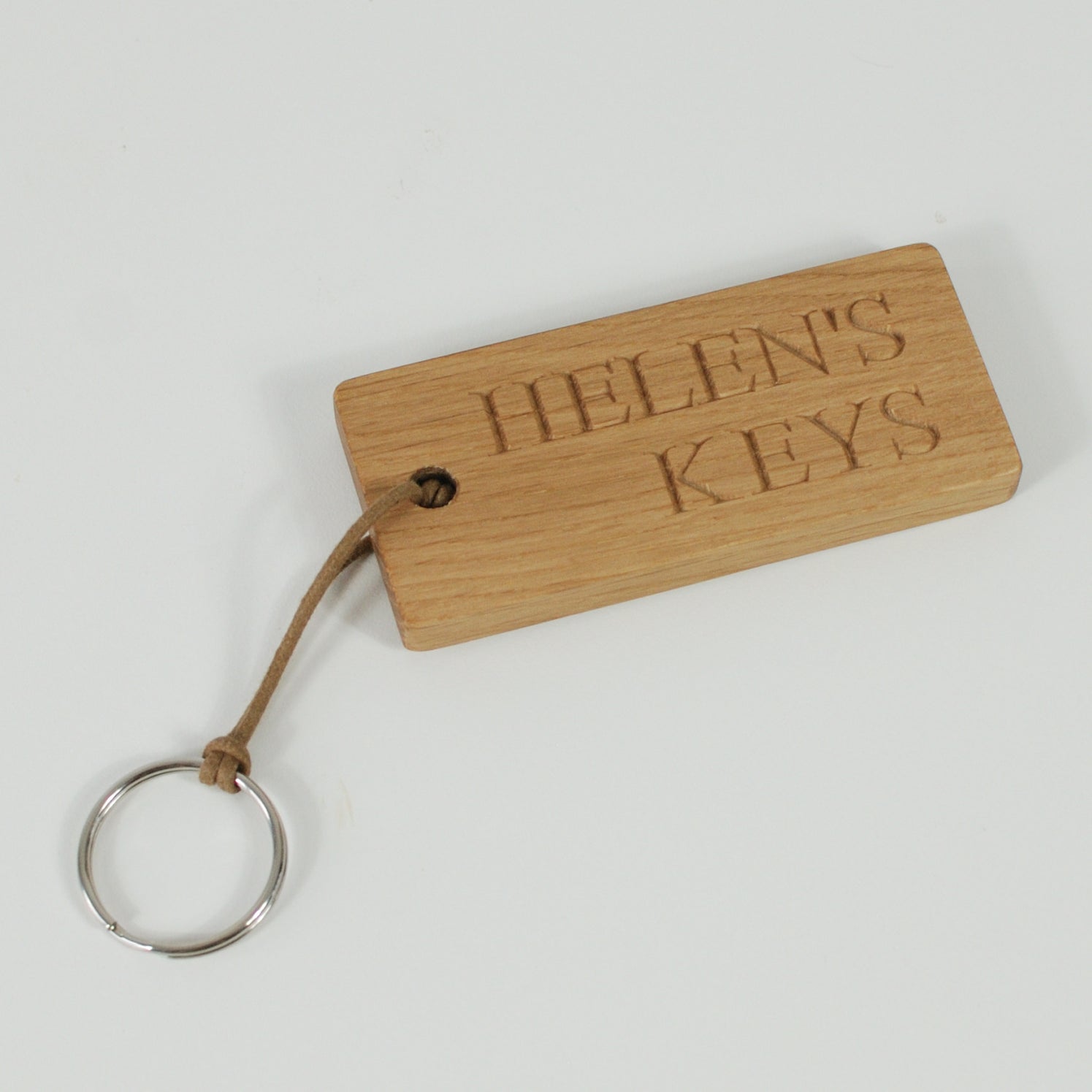Small Personalised Key Ring – The Engraved Oak Company