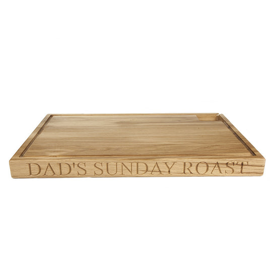 X-Large Personalised Carving Board - The Engraved Oak Company
