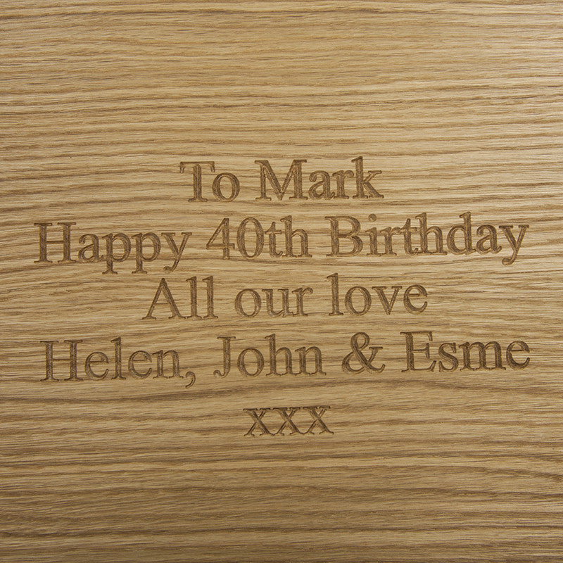 Small Chopping Board - The Engraved Oak Company