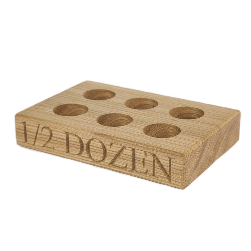 1/2 Dozen Egg Tray - The Engraved Oak Company