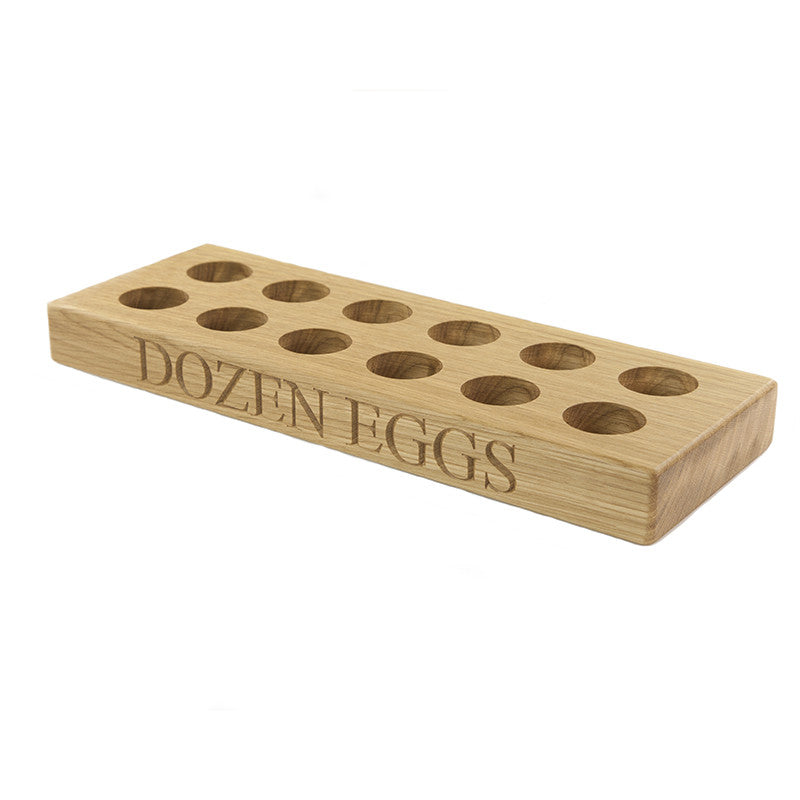 Dozen Egg Tray - The Engraved Oak Company