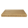Large personalised chopping board - The Engraved Oak Company