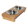 Large Double Dog Bowl - The Engraved Oak Company