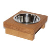 Large Single Dog Bowl - The Engraved Oak Company