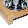 Large Single Dog Bowl - The Engraved Oak Company