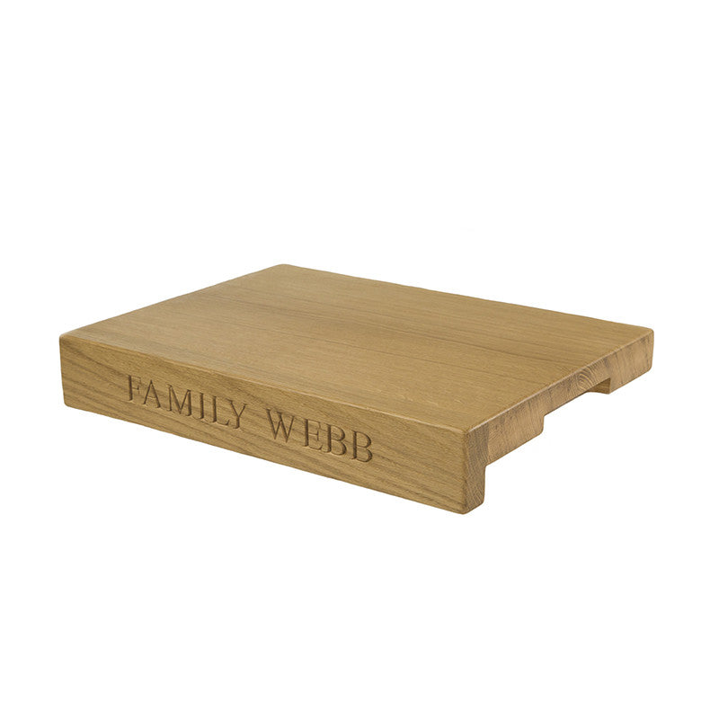 Large Lipped Chopping Board - The Engraved Oak Company