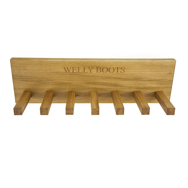 Welly Boot Rack - The Engraved Oak Company