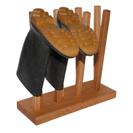 Welly Boot Stand - The Engraved Oak Company
