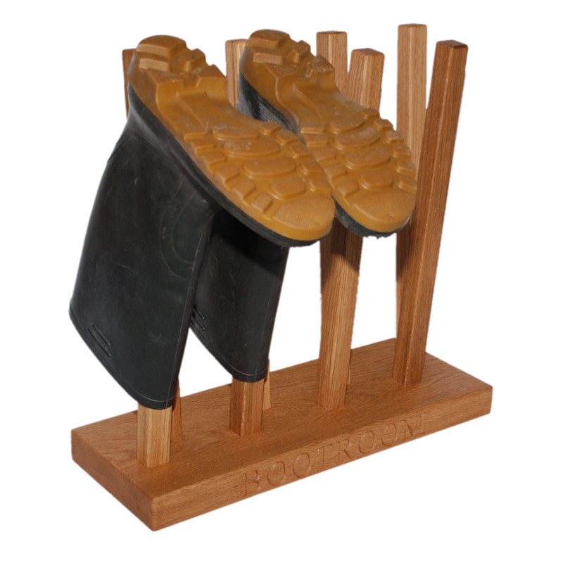 Welly Boot Stand - The Engraved Oak Company