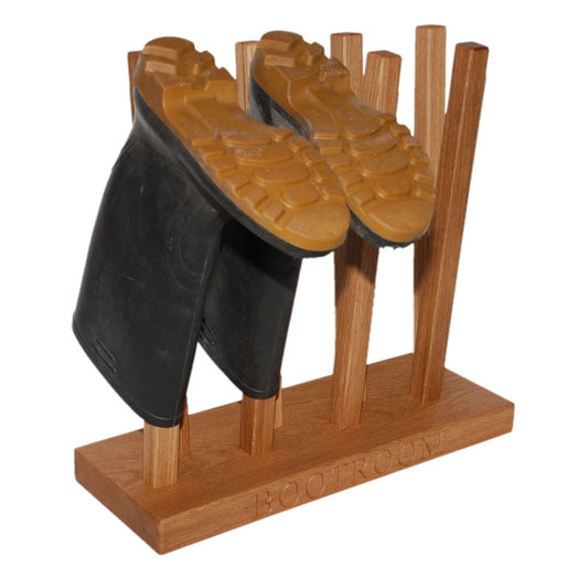 Welly Boot Stand - The Engraved Oak Company