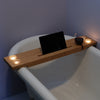 wooden bath caddy